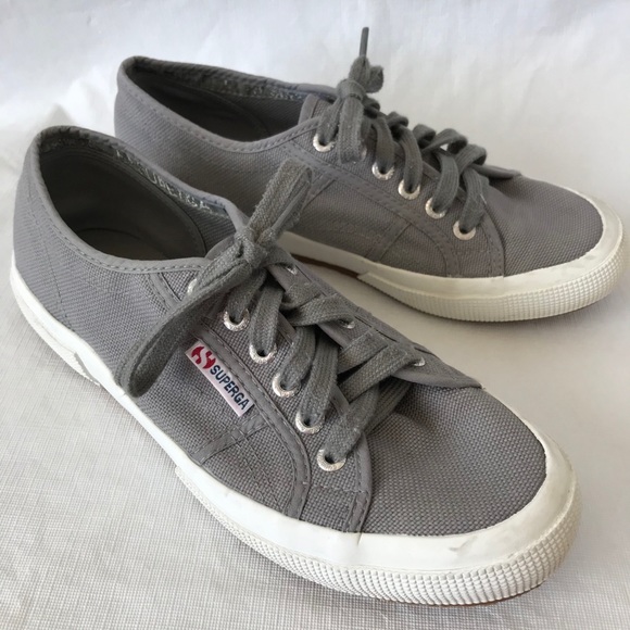 Superga Gray Canvas Sneakers - Picture 11 of 13